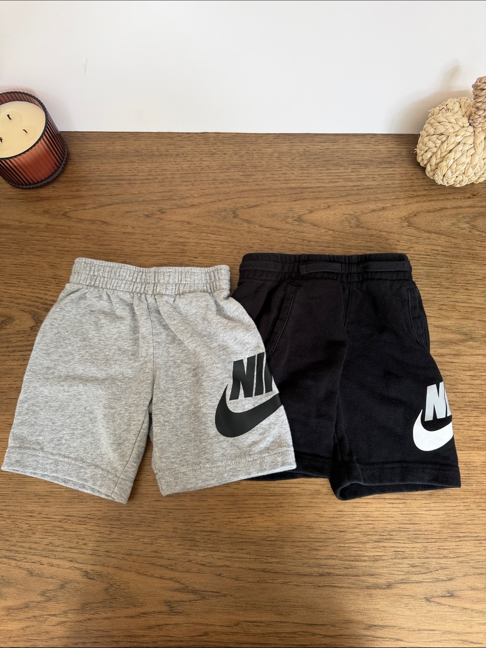 2 Pairs of Kids Nike Cotton Shorts